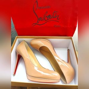Christian Louboutin New Simple Pump 120 patent calf